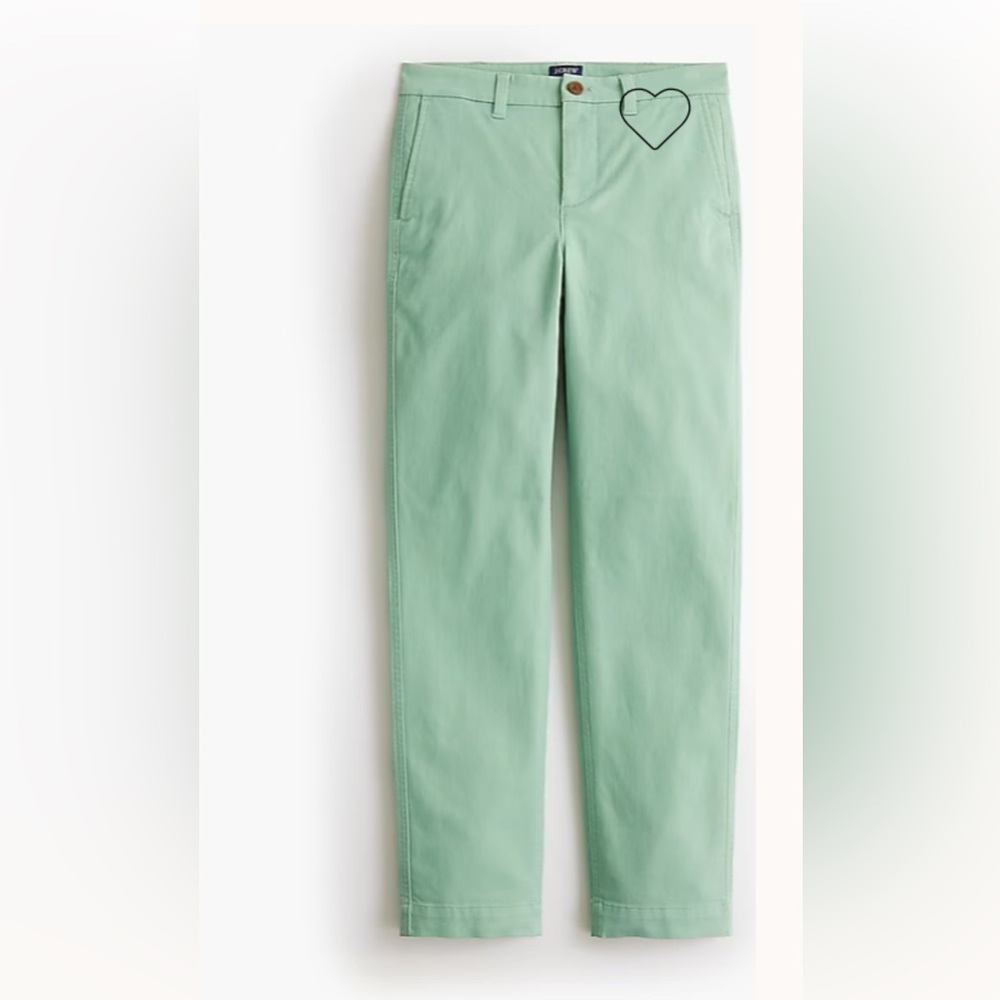J Crew High Rise Girlfriend Chino